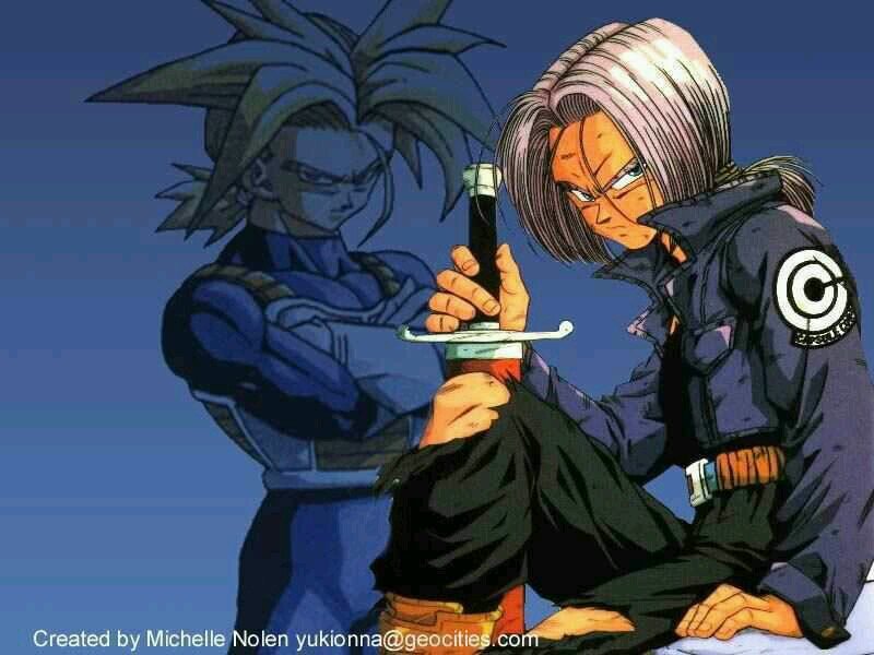 soy trunks algo atractivo y sexy bueno eso dicen las mujeres ;D, mi objetivo acabar con cell .