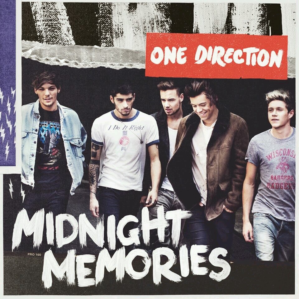 Hi! The Midnight Memories is on iTunes now! Five boys, One way and They are won the World! The Where We Are Tour is on! The boys are touring!