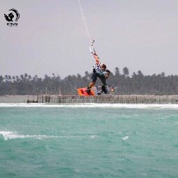 Professional kiteboarder