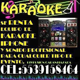 RENTA DE KARAOKE IPHONE PARA TODO TIPO DE FIESTAS. INF 24 HRS 5539158464
