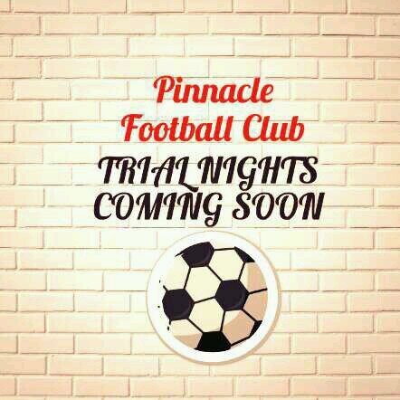PinnacleFC's profile picture. Pinnacle Football Club. Trials Nights Coming Soon