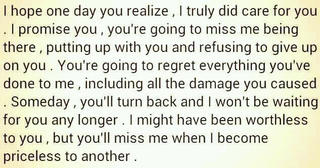 trying to help people that love is in front of you so don't push that away