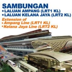 The official Twitter site for Extension Project of Ampang Line (LRT1 KL) and Kelana Jaya Line (LRT2 KL)