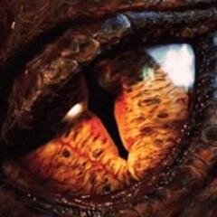 El dragón más grande de la Tercera Edad del Sol. Vivo en la  Montaña Solitaria ( O vivía) #Tolkientty