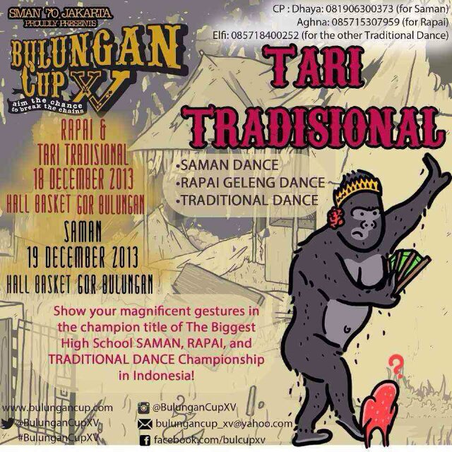 Tari Betawi, Tari Piring, Tari Bali, Tari Tokecang, Rapai Geleng, Ratoh Jaroe Saman 70