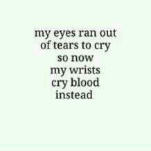 14●depressed○self harmer~ if anyone ever needs help, I am here, remember that ♡
