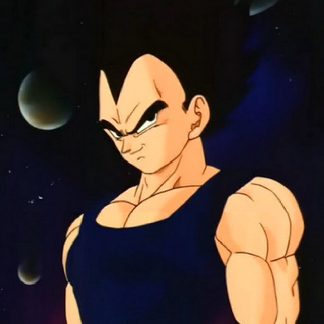 Vegeta, The Prince of The fallen Saiyan race and arch-rival to Goku. The eldest son of King Vegeta, the husband of Bulma, The father of Trunks and Bulla.