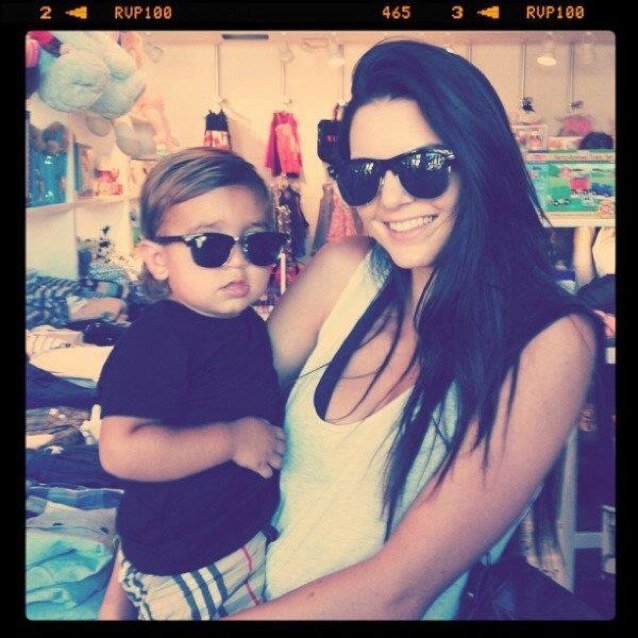Daddy's lil princess.  ♔