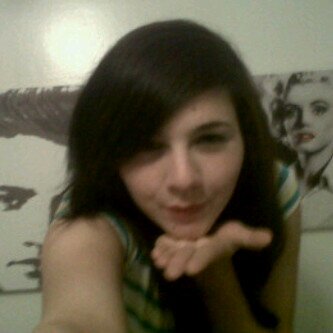 Scene kid, 16, singer, dancer, writer, Black hair, Green eyes,  having fun with my best friend @VammieLoveBlood