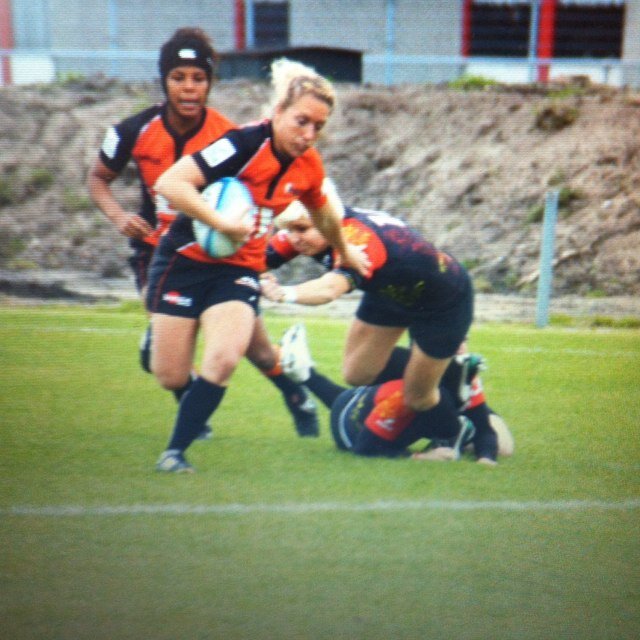 Pro 7's rugby speler. Work hard, play hard!