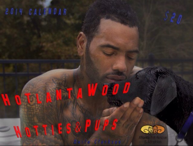 HotlantaWood Hotties and Pups is a fundraising calendar created exclusively to raise funds and awareness about Atlanta Pet Rescue. APRA is a no kill shelter!