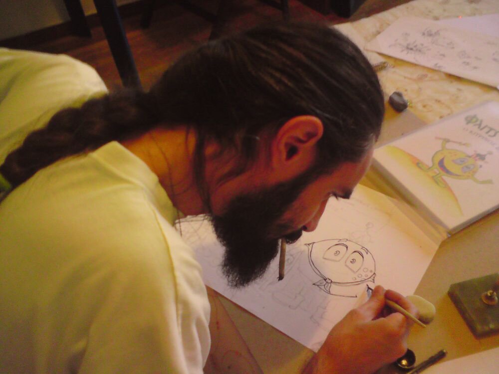 Cartoonist - illustrator, Σκιτσογράφος - Εικονογράφος.