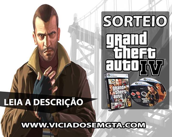 quero ganhar o sorteio  do gta 4