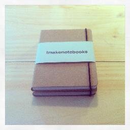 This is not a notebook. But the experience to make one.
