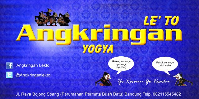 Kuliner. Angkringan khas Jogja. Dapatkan sensasi nongkrong khas Jawa. Tempat: di PBB (Permata Buah Batu - Depan Gerbang Kampus Universitas Telkom)