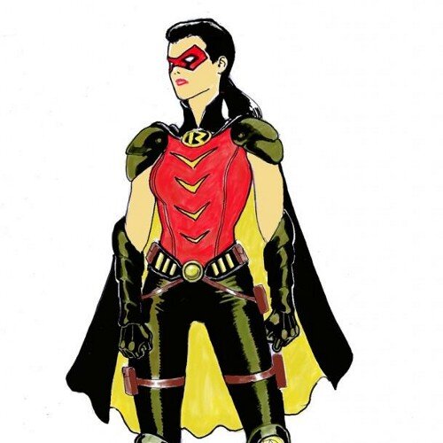 Hi'yah. I'm Hannah. I'm the new Red Robin after I took the role from my Mom and Dad. Dad: @CowledRed Mom: @4th_RobinDC Idiot: @BruceDrake_DC  |16 Years Old|