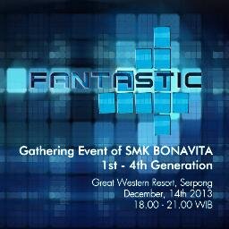 Event Gathering SMKBonavita 1 - 4, Great Western Serpong. Untuk pendaftaran, silakan klik disini : http://t.co/MByrSJB45M