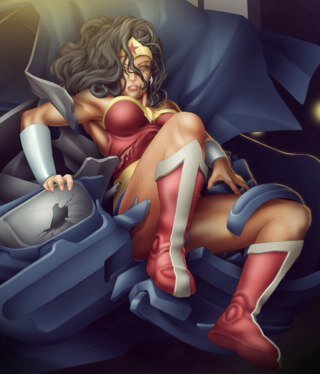 Diana Prince. Wonder Woman. Amazonian and proud of that.. Batman and Superman.. They're my alliance, now.