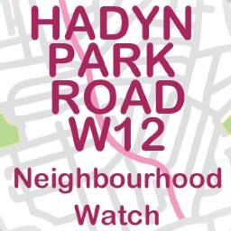 HadynParkRoadNW's profile picture. Neighbourhood Watch coordinator for a street in W12