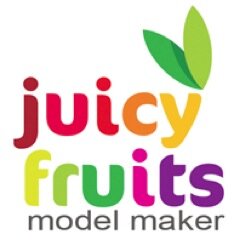 Juicy Fruits model makers - fine detail work for advertising. London, Sydney