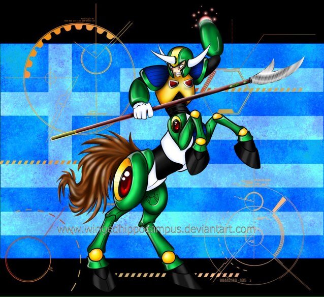 I am Centaur Man, originally built to destroy.. Now I return as an obsever. I hail from the northern part of Greece, where the water meets land. [MM RP, AU.]