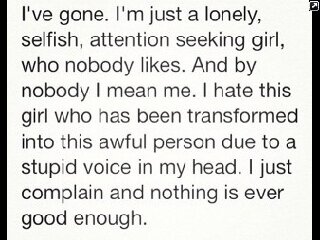 If you can hurt me, why can't I hurt myself?