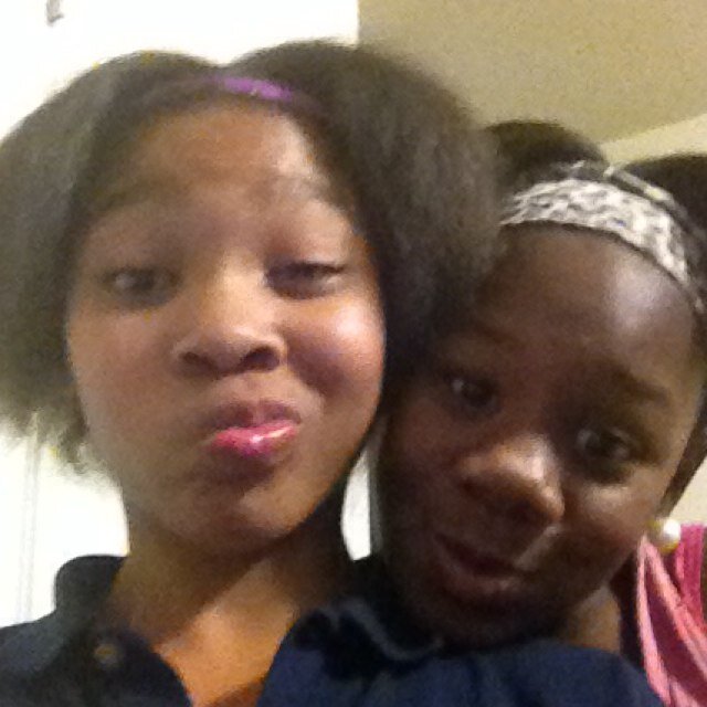 me and my cuz haveing fun
