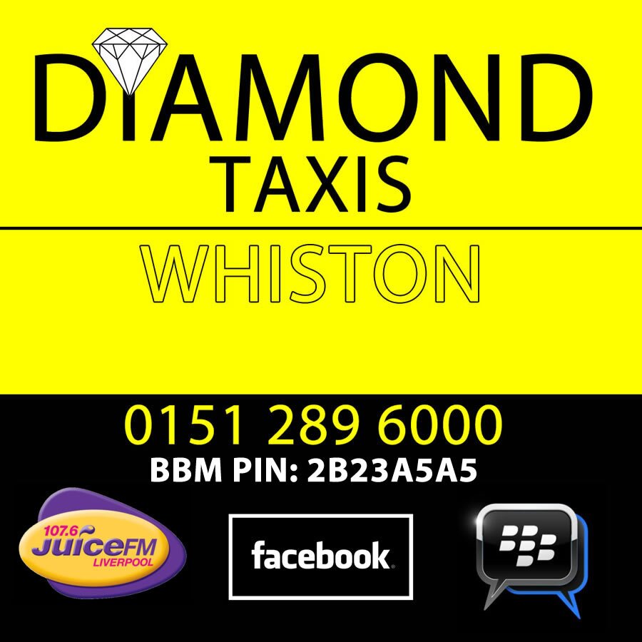 Diamond Taxis. Call: 0151 289 6000
