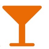 Words over drinks with publishing friends.