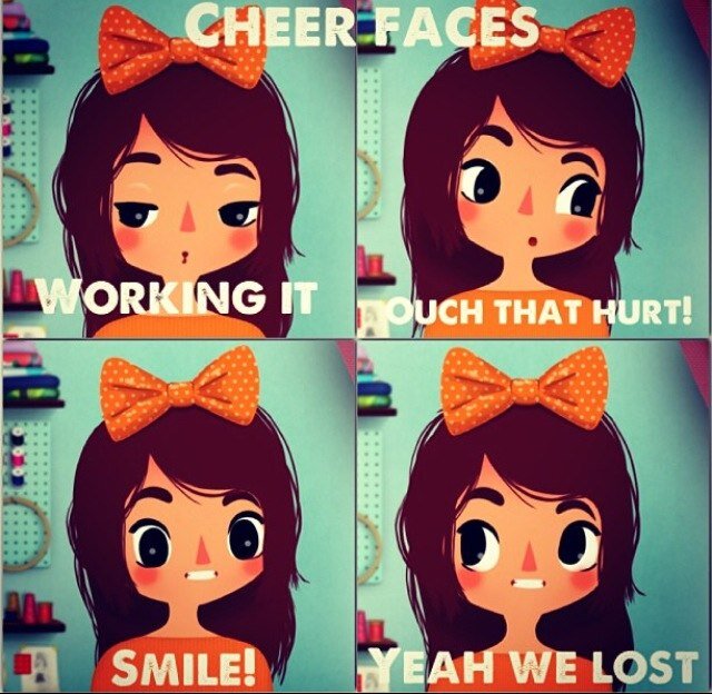 Welcome to the life of a cheerleader