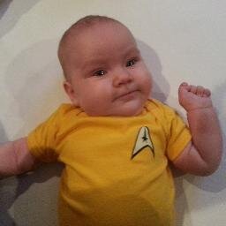 These are the voyages of a young Ensign on her first away mission in the 21st century. Also, way less interestingly, Daddy is writing a book!