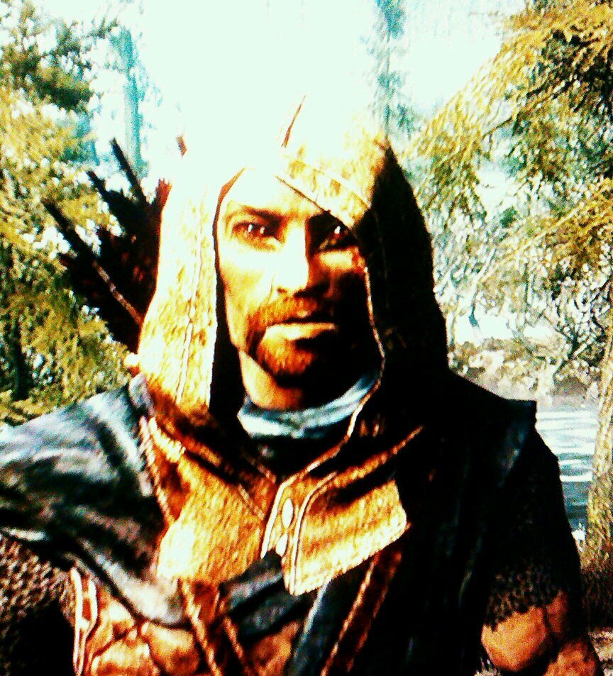 I am Baragoth the elf. I live in Skyrim and my hobbies include archery and magic