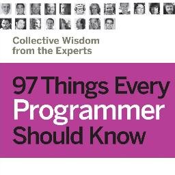 97cosas's profile picture. Traducción de la serie de libros ”97 Things Every ___ Should Know”