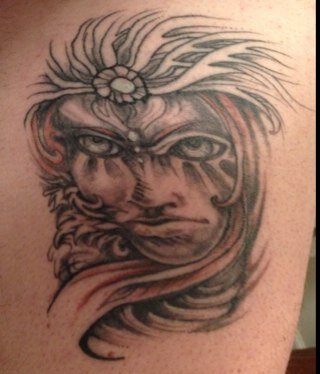 Totally addicted to body art / Into piercings (yours/mine) / Sarcastic  / Yankees, Duke, Packers / Dog whisperer / Hopeless romantic