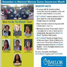 Welcome to Be The Match Dallas! Follow us to stay up-to-date on upcoming events, news, and pictures. Contact us if you'd like to help save lives! #savealife