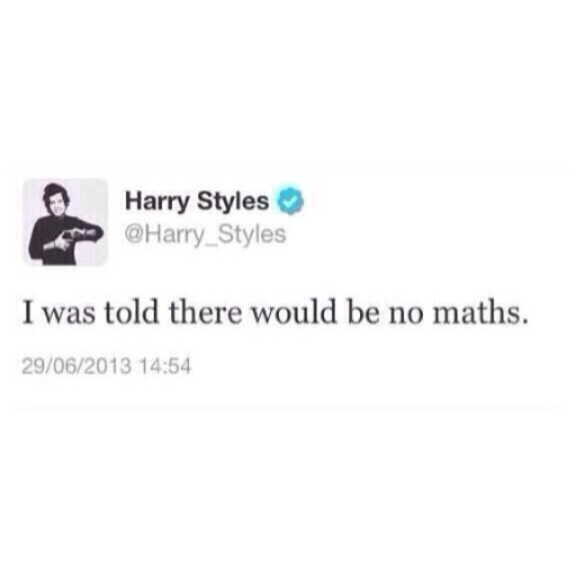 Fangirling is hard work... but so is school! Help is just a tweet or a DM away! Subjects include: Geometry, Algebra (1&2), Pre-Calc, Calculus (Reg and AB)