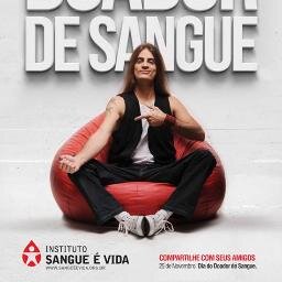sangueevida's profile picture. Instituto SANGUE É VIDA.

Incentivando doadores e mobilizando pessoas a doar mais que sangue, doar vida. / Mobilizing people to donate blood.