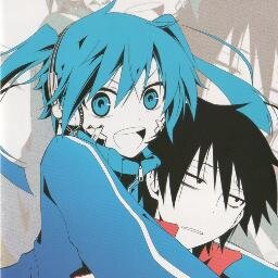 Hey~! I'm Ene-chan~! A program who lives in master Shintaro's laptop and I want to play lots & lots of game with him. I want to chat~ So be nice to me, okay? xD