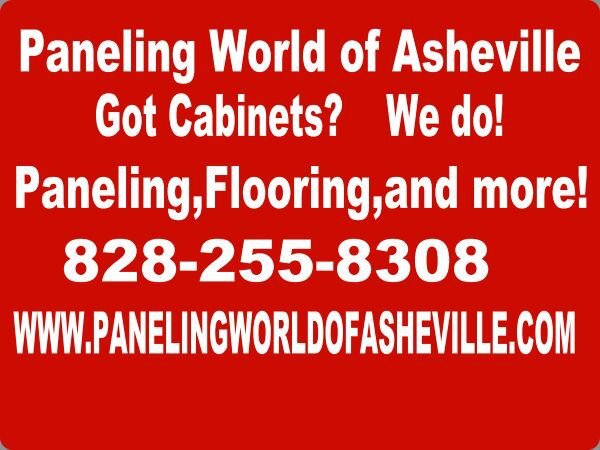 Retail store,in business for 39 years.We sell all wood kitchen cabinets,flooring,wall paneling and more! 828-255-8308