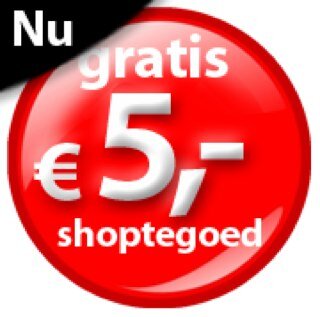 Gratis shoptegoed bij iedere aankoop in de exclusieve online winkelstraat VriendenVanredcoon.nl shoptegoed is inwisselbaar op gehele assortiment. Nu €5,-- kado