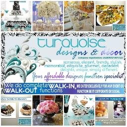 Director of Turquoise Designs & Decor, a company that specialises in complete walk in walk out functions We design elegant, unique events, weddings & functions