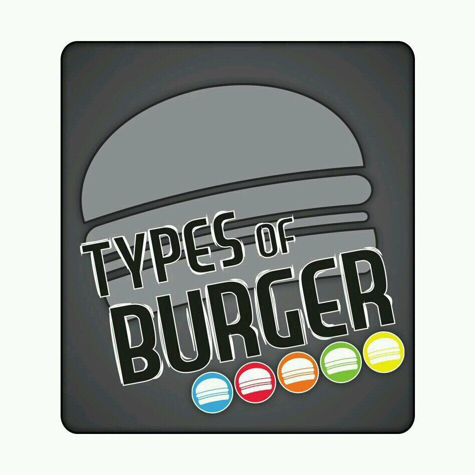 عندما تمتزج خبره الماضي بفن الحاضر يكون العنوان واحد types_of_burgers بلا منازع   حاااايل الحجم الصغير ب 5 والكبير ب 10 ل الطلب 0551186807