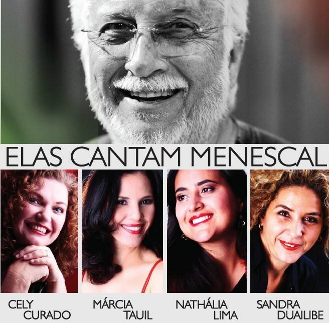 Quatro cantoras de personalidades musicais distintas unem-se a Roberto Menescal e lançam o CD ELAS CANTAM MENESCAL