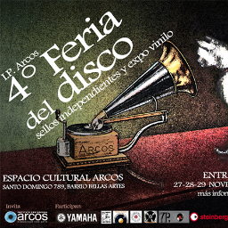 3ra Feria del Disco Chileno y Sellos Independientes. 
27 al 29 de noviembre de 2013. Espacio Cultural Arcos. Santo Domingo # 789. Metro Plaza de Armas.