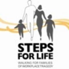 Steps for Life is an annual 5k walk. It is a fundraiser for Threads of Life to support families of workplace tragedy.