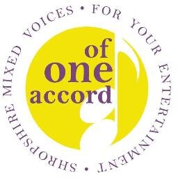 Mixed Voice Choir based in Shropshire. Contact Alison Stevens 01743 232842 email enquiries@ofoneaccord.co.uk 2017/18 Singing for Alzheimer’s around Shropshire