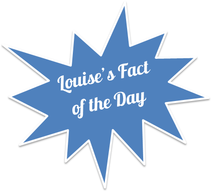Bringing you your daily dosage of facts, it's Louise's Fact of the Day! Run by quidnunc @LoulaQ