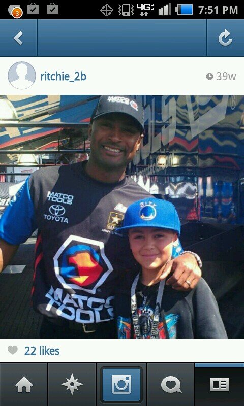 Ritchie_2b's profile picture. instagram:Ritchie_2b ask:same as instagram Jr. Dragster driver baseball basketball football