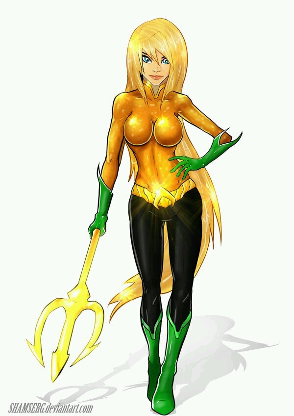 daughter of raven and Aquaman i'm 20 and you can call me aqua girl