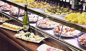 Restaurante Barcelona, cocina vasca,  Pintxos, Raciones,